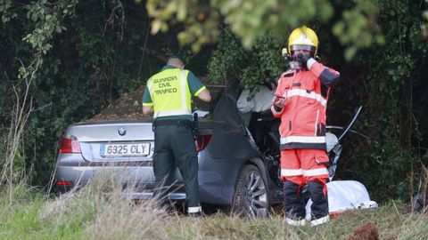 El copiloto falleci tras salirse el coche de la carretera