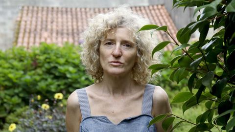 Jana Leo, en Santiago, donde participa en el encuentro del Gaiás.