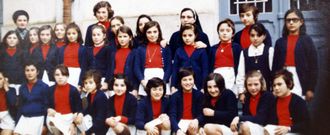 Otra generaci�n de alumnas del Colexio do Pilar. 