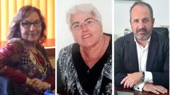 Las tres personas galardonadas
