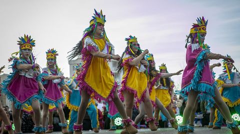 Gran concurso de disfraces y comparsas en Porto do Son