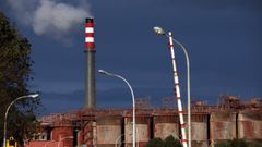 Complejo industrial de Alcoa en San Cibrao