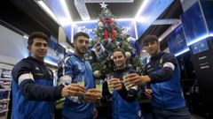 Hugo Baldomar, �lex Barba, Mar�a Calvo y Samu Fern�ndez (de izquierda a derecha)