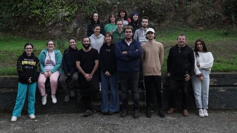 El equipo del corto de Celanova