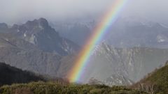 un arco iris en el Parque Natural de Las Ubi�as-La Mesa