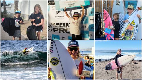 Mateo Sanmart�n, Candela P�rez, Eva Rico y Lara Rico en el Eurokids Las Am�ricas.