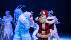 Visita de Pap Noel al auditorio de Ourense