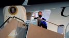 Joe Biden, en el avi�n presidencial en una imagen de archivo