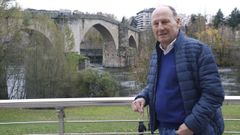 Al pie de un s�mbolo como el de la Ponte Romana, Mario se siente c�modo recordando su trayectoria deportiva y vital