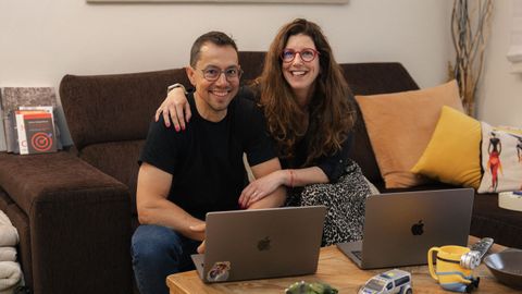 Mara y Jordi, padres de dos hijos, fundadores de la mentor&iacute;a Working Parents en la Cocina. 