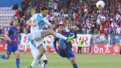 El Francisco de la Hera la temporada pasada durante la visita del Fabril en el el play off de ascenso