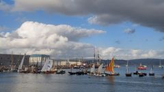 Embarcaciones tradicionales en Sada