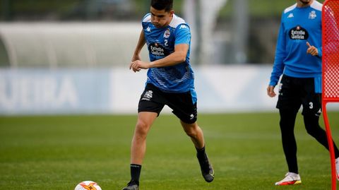 Jorge Valín, del Fabril (en la foto) al Compostela