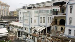 Derrumbamiento del asilo de Adelaida Muro, en A Coru�a.