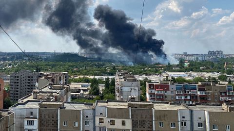 Los rusos efectuaron ataques con artiller�a en zonas de Donetsk