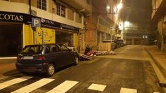 El veh�culo accidentado.