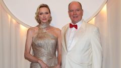 La princesa Charlene y el pr�ncipe Alberto, en el Baile de la Cruz Roja