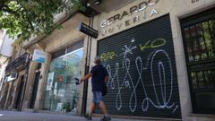 La joyer�a Gerardo est� ubicada en la calle del H�rreo de Santiago