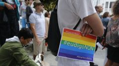 PLAZA DE SAN ROQUE, SADA CONCENTRACION CONTRA HOMOFOBIA