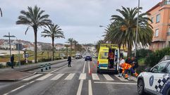 Atropello de una mujer en Baltar, en Portonovo