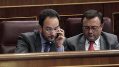 Antonio Hernando, en el Congreso