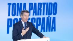 El presidente del Partido Popular, Alberto N��ez Feijoo, comparece ante los medios de comunicaci�n para hacer balance del a�o 2025.