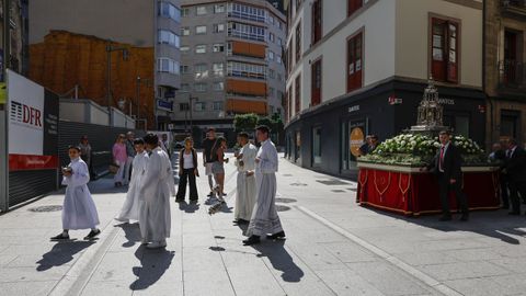 Procesin de Corpus Christi en Ourense.