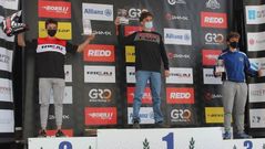 El ourensano Pedro Gonzalo (centro) se alz� con el t�tulo