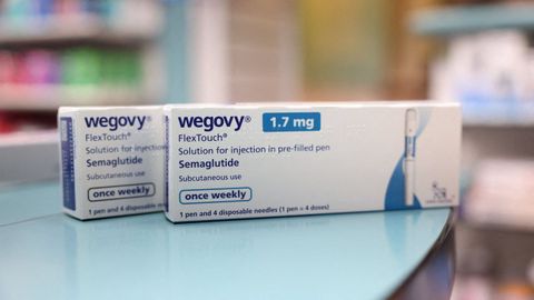 Imagen de archivo de Wegovy en una farmacia de Londres.
