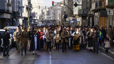 Xinzo se visti de poca para el domingo oleiro.