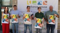 Cachafeiro, Vidal, Sobrido, P�rez y Alcalde, en la presentaci�n.