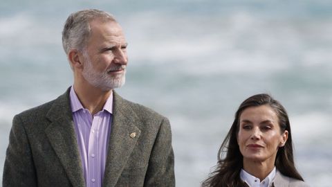  Los reyes Felipe VI y Letizia en Llanes