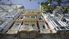 As� luce la fachada del n�mero 9 de Linares Rivas en A Coru�a