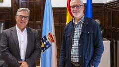 Luis Menor (I) y Severino Rodr�guez D�az (D).