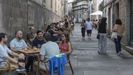 Turistas en Santiago de Compostela este verano.