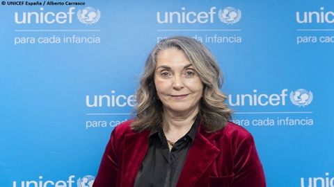 Mar�a �ngeles Espinosa, presidenta de Unicef Espa�a