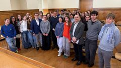 El jurista imparti� una conferencia a los estudiantes de Relaciones Internacionales