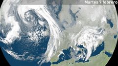 La borrasca que amenaza el norte pen�nsular.La borrasca que amenaza el norte pen�nsular
