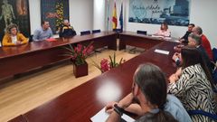 Reuni�n de la corporaci�n de Nar�n con los trabajadores de Correos