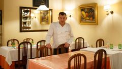 Javier Outomuro,  presidente de la Uni�n de Hosteleros Ourensanos