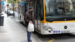 El uso del autob�s en Lugo baj� un 25 % tras la pandemia. 
