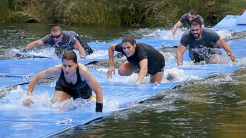 Pruebas de la Gladiator Race en la isla de las esculturas de Pontevedra