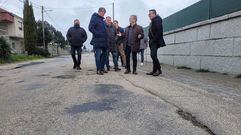 Visita del presidente de la Diputacin de Ourense, Luis Menor, y del conselleiro de Medio Rural, Jos Gonzlez, al Camio da Armada de Xinzo