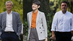 Alfonso Rueda, Ana Pont�n y Valent�n Gonz�lez Formoso