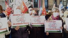 Manifestaci�n contra los recortes en Atenci�n Primaria