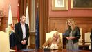 Leire D�ez, firmando el libro de honor de la Diputaci�n de Pontevedra en abril del 2022
