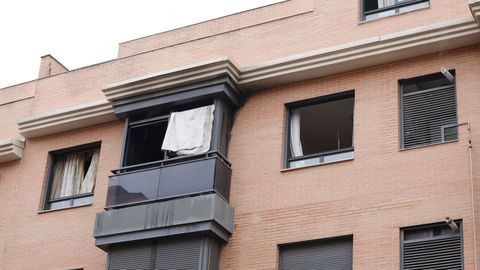 La vivienda qued� completamente calcinada