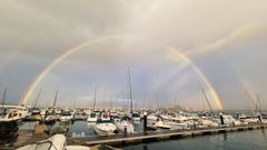 Embarcaciones de recreo en Baiona