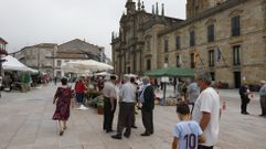 Imagen de archivo de la peatonalizaci�n de la praza de Celanova el pasado verano