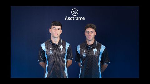 Yoel Lago y Pablo Dur�n participan en la campa�a del Celta y Asotrame para fomentar la donaci�n de m�dula �sea.